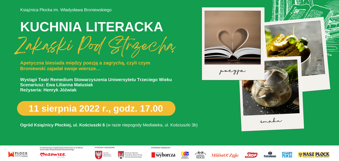 11 sierpnia obędzie się Biesiada w Ogrodzie Książnicy Płockiej! 11 sierpnia obędzie się Biesiada w Ogrodzie Książnicy Płockiej!
