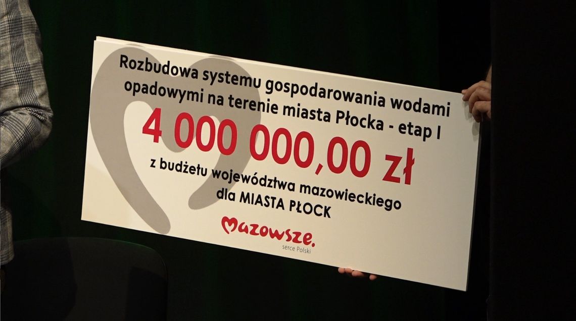 4 mln zł dla Płocka z Samorządu Mazowsza