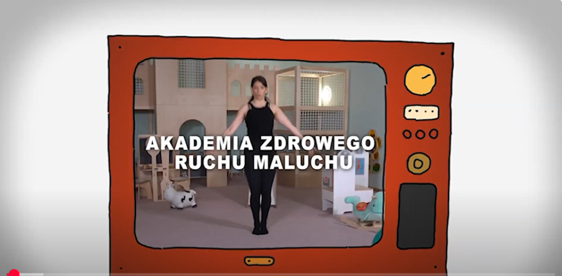 Akademia Zdrowego Ruchu Maluchu - ćwiczenia rozciągające kręgosłup