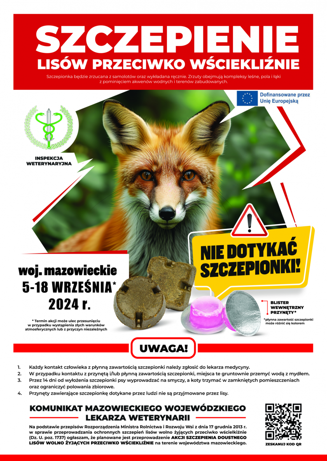 Akcja szczepienia lisów Akcja szczepienia lisów