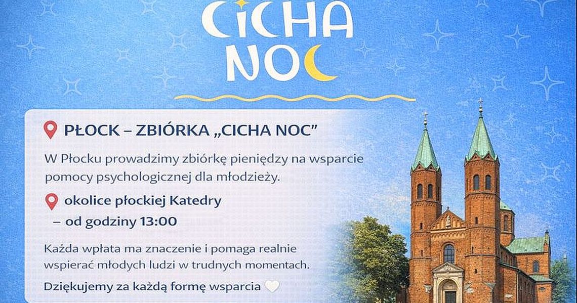 Charytatywna zbiórka przy płockiej katedrze