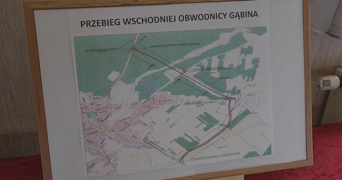 Coraz bliżej wschodniej obwodnicy Gąbina Coraz bliżej wschodniej obwodnicy Gąbina