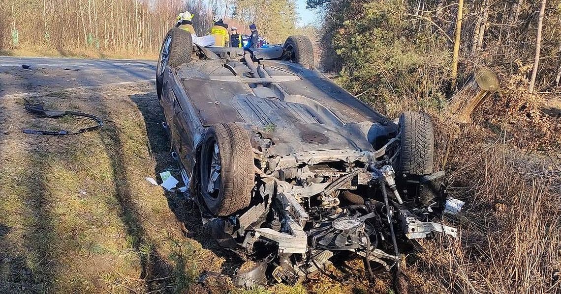 Dachowanie na DW 573 Dachowanie na DW 573