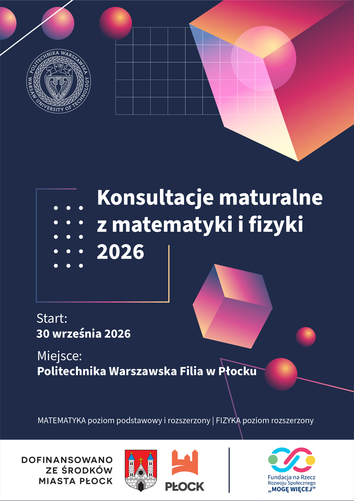 Darmowe konsultacje przed maturą. Uczniowie z Płocka mogą już się zgłaszać Darmowe konsultacje przed maturą. Uczniowie z Płocka mogą już się zgłaszać