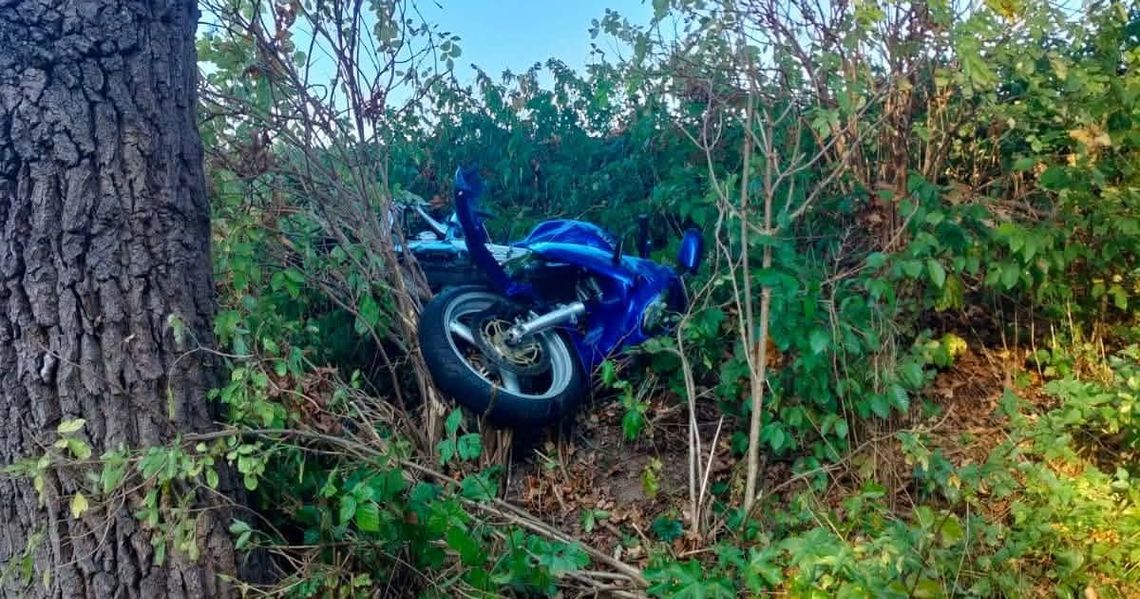 Dwa wypadki z udziałem motocyklistów