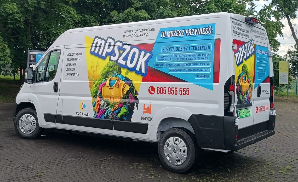 Ekologia na kółkach – PSZOK ruszył w trasę po Płocku!