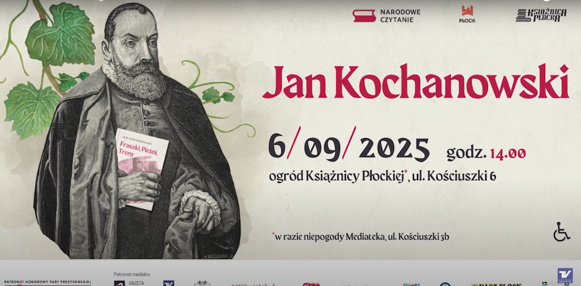 Fraszki, pieśni i treny. Płock zaprasza na literackie święto