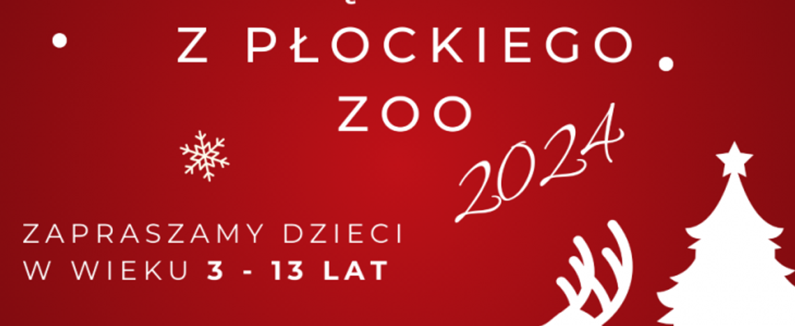 Kartka świąteczna z płockiego ZOO
