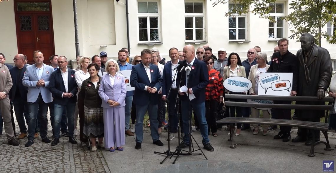 Konferencja prasowa - Obywatelska Kontrola Wyborów - 08.08.2023r.