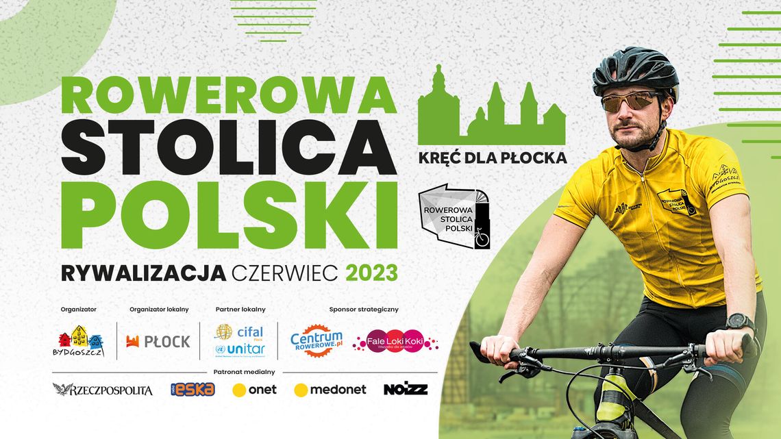 Kręćmy kilometry dla Płocka – zostańmy Rowerową Stolicą Polski