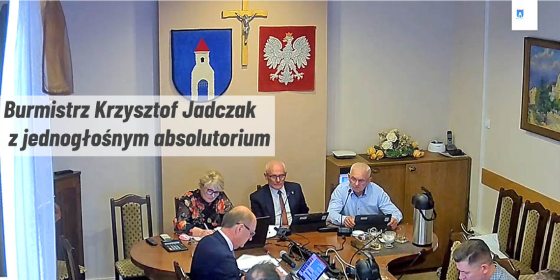 Krzysztof Jadczak, burmistrz Miasta i Gminy Gąbin, z jednogłośnym absolutorium Krzysztof Jadczak, burmistrz Miasta i Gminy Gąbin, z jednogłośnym absolutorium