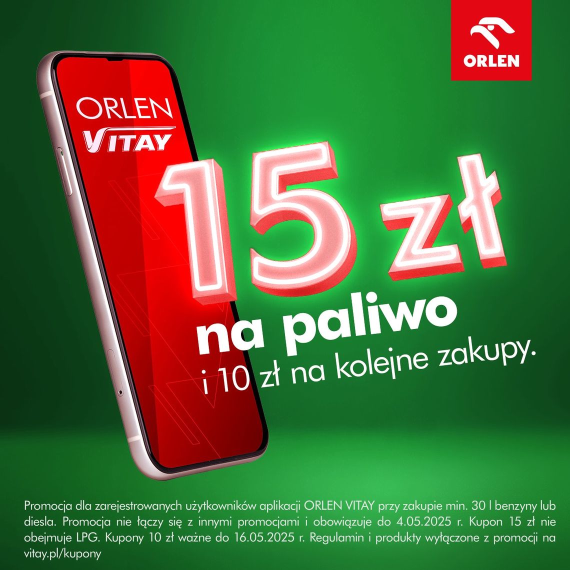 Na stajach ORLEN od świąt do majówki jeździmy taniej!