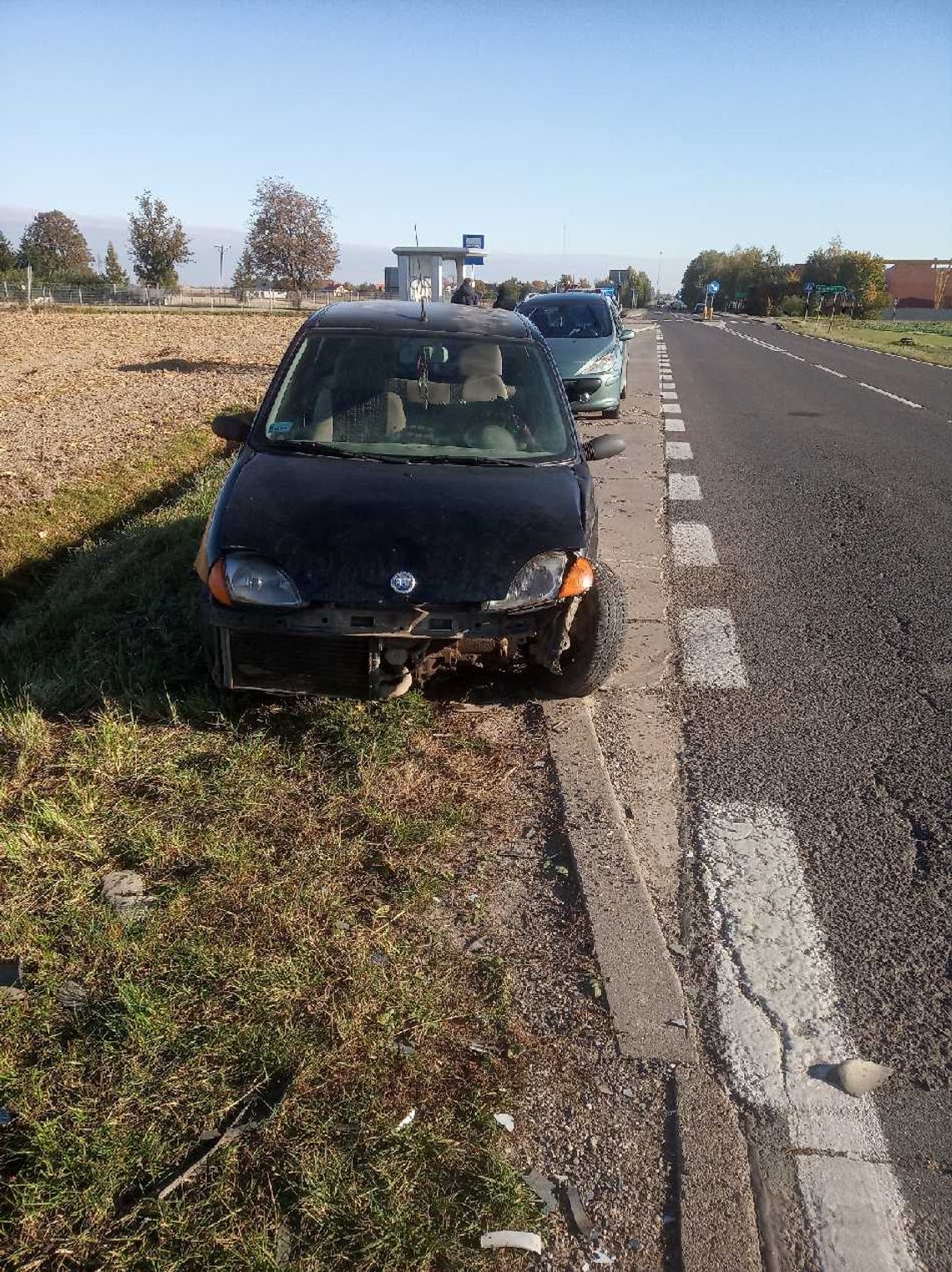 Nie ustąpił pierwszeństwa. Dostał 10 punktów karnych.
