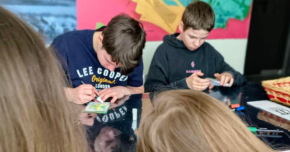 Niezwykła lekcja w niezwykłej pracowni