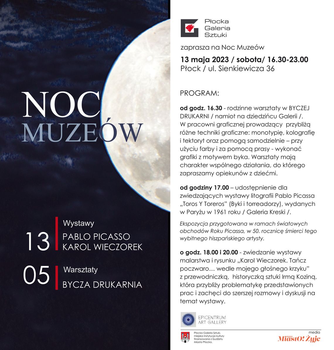 Noc Muzeów w Płockiej Galerii Sztuki