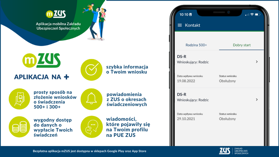 Od 1 lutego 2023 r. ZUS rozpoczął przyjmowanie wniosków o świadczenie wychowawcze 500+ na nowy okres świadczeniowy Od 1 lutego 2023 r. ZUS rozpoczął przyjmowanie wniosków o świadczenie wychowawcze 500+ na nowy okres świadczeniowy