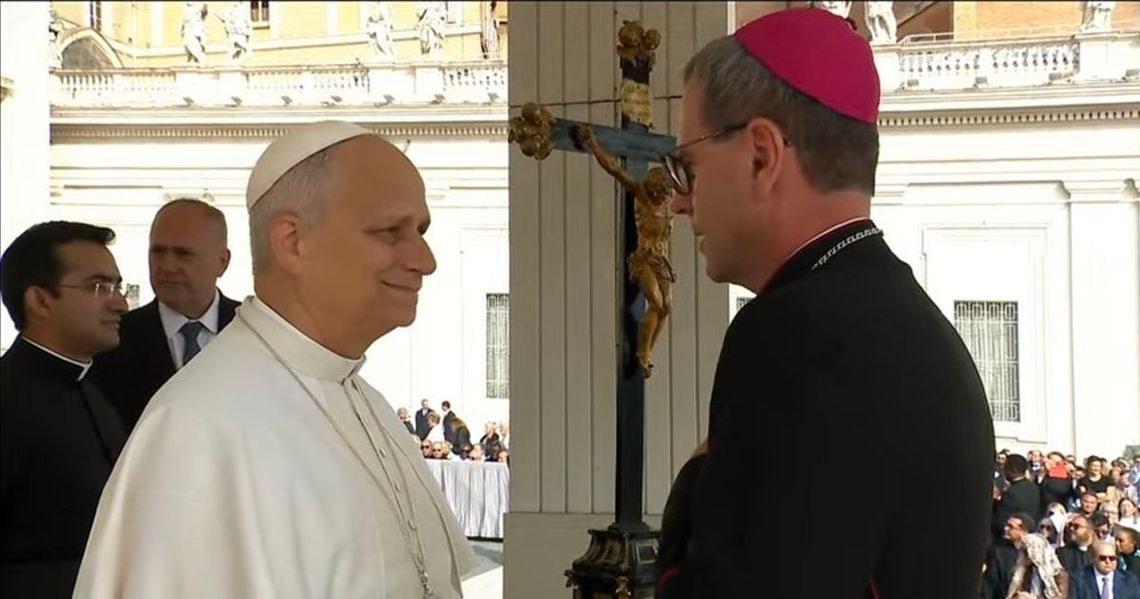 Płoccy pielgrzymi u papieża Leona XIV