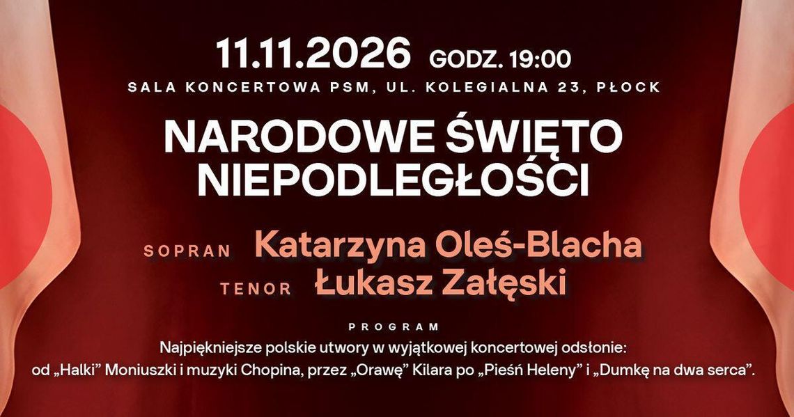 Płoccy symfonicy na Narodowe Święto Niepodległości