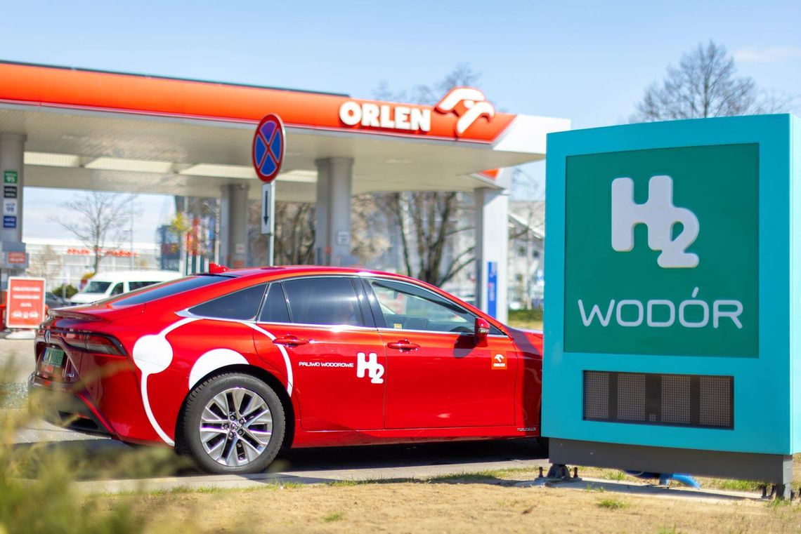 Płock z nową stacją wodorową. ORLEN przyspiesza zieloną rewolucję