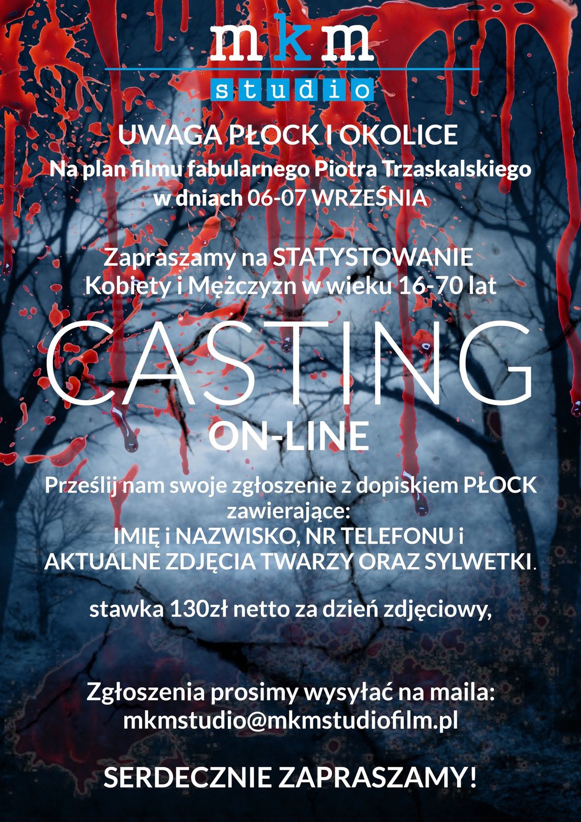 Poszukiwani chętni do castingu!
