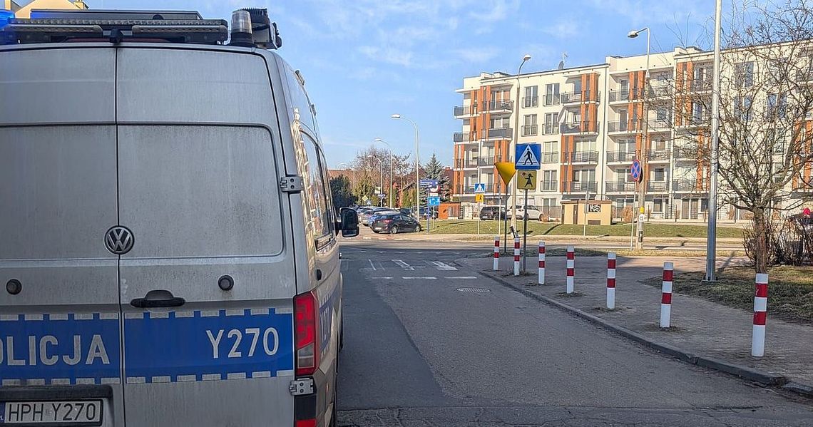 Potrącona piesza trafiła do szpitala