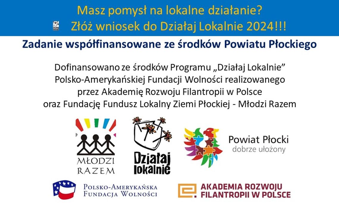 Program Działaj Lokalnie 2024 Program Działaj Lokalnie 2024