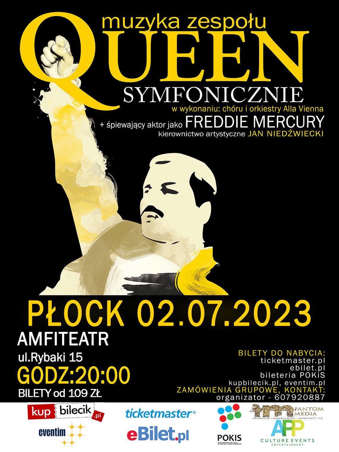 QUEEN SYMFONICZNIE ponownie w Płocku – Amfiteatr – 2 lipca 2023!
