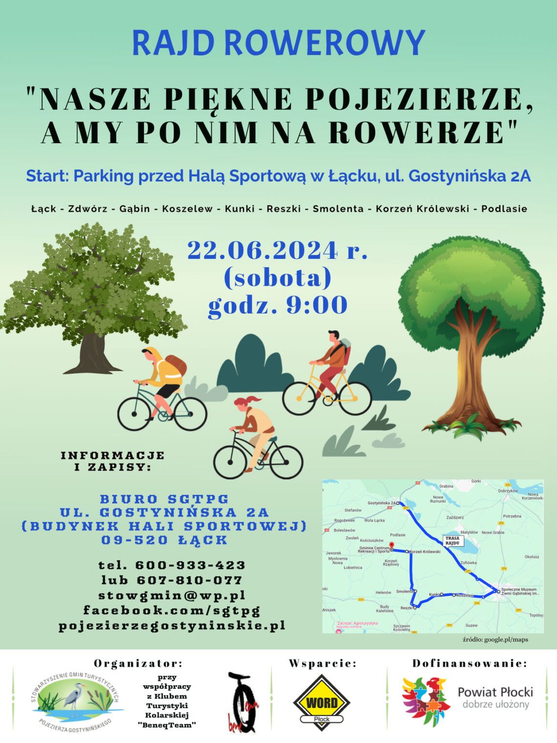 Rajd Rowerowy w Gąbinie