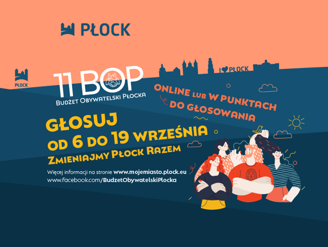 Rusza Budżet Obywatelski Płocka. Zobacz gdzie i na co możesz głosować! Rusza Budżet Obywatelski Płocka. Zobacz gdzie i na co możesz głosować!