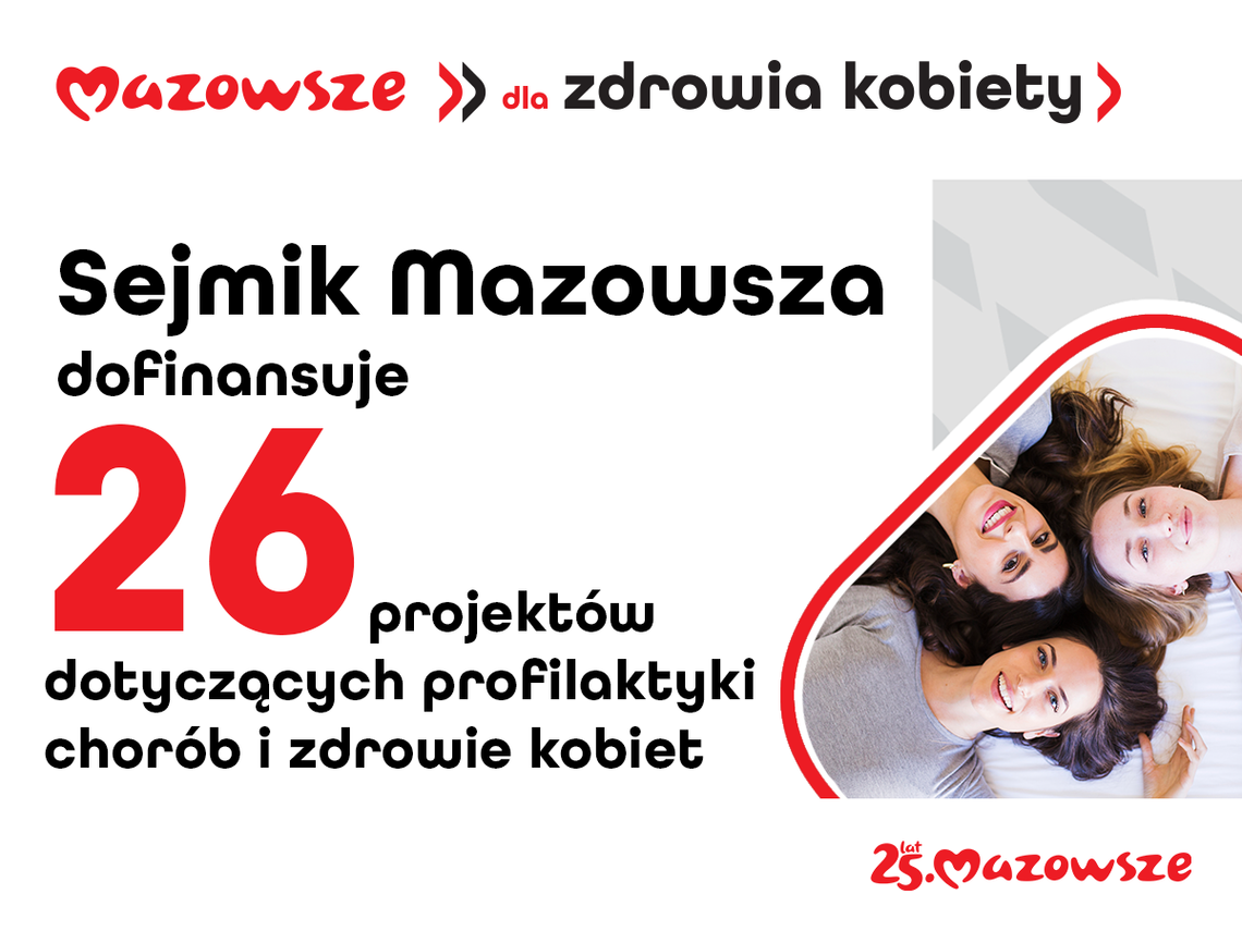 Samorząd województwa mazowieckiego dba o zdrowie kobiet