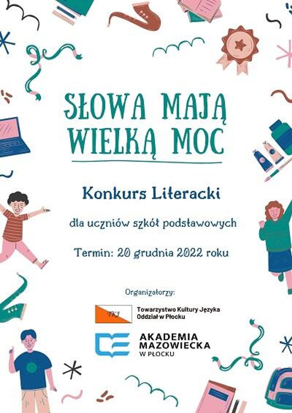 „Słowa mają wielką moc" - konkurs literacki prosto z Akademii Mazowieckiej w Płocku!