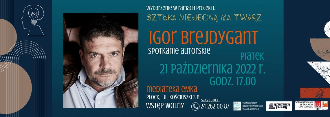 Spotkanie autorskie z Igorem Brejdygantem w Mediatece!