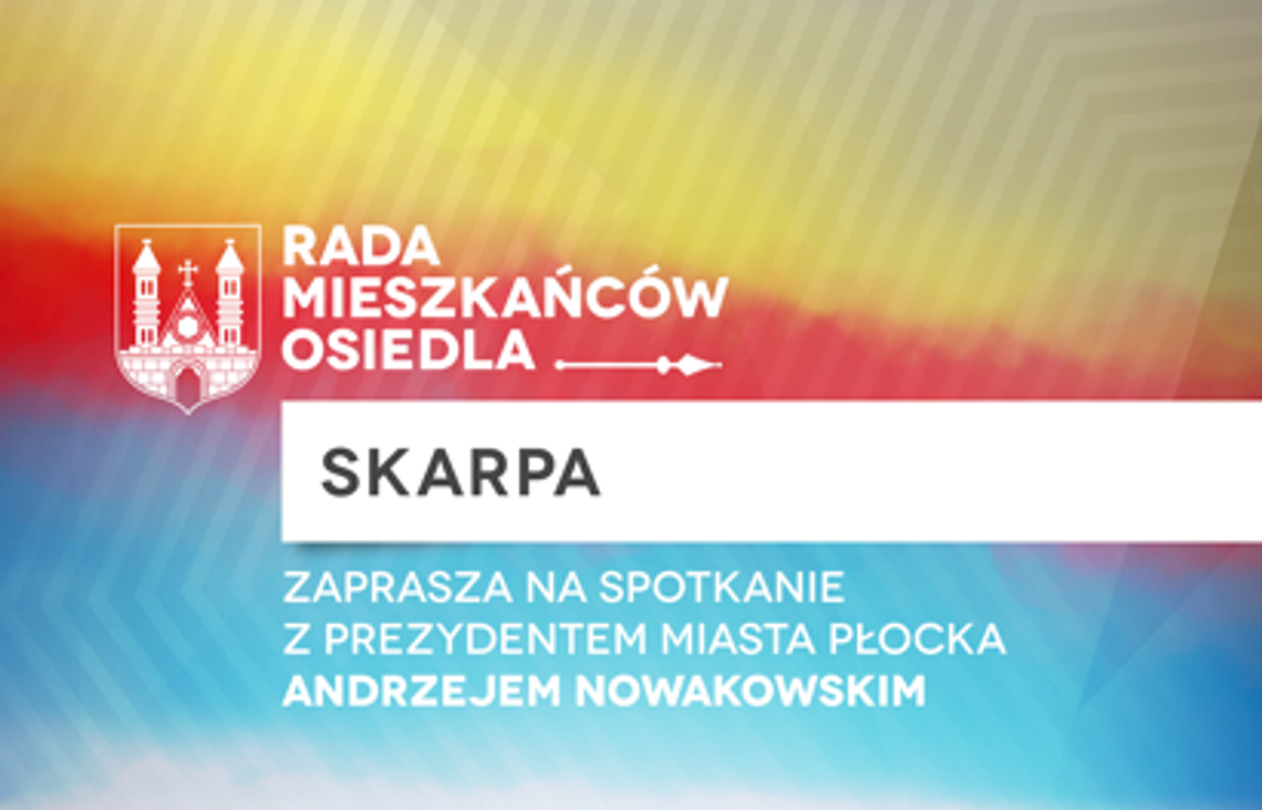 Spotkanie prezydenta miasta z mieszkańcami osiedla Skarpa