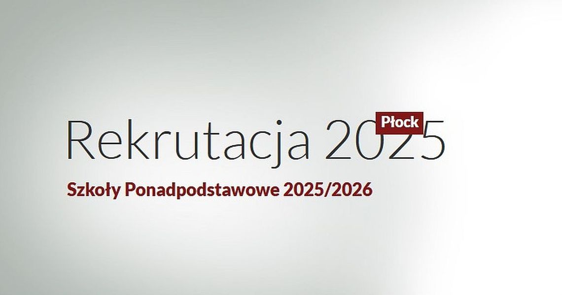 Szkoły średnie podały wyniki naboru