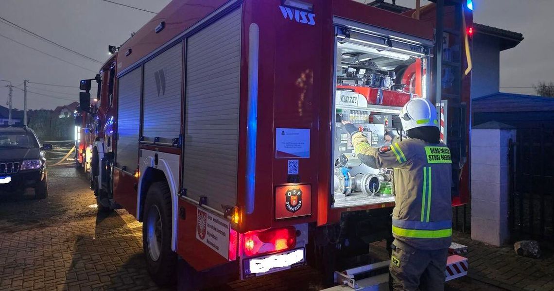Szybka akcja strażaków zapobiegła nieszczęściu