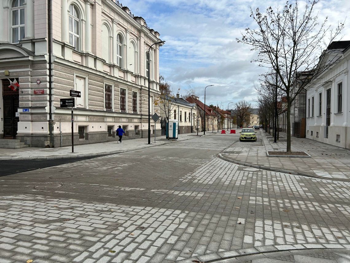Ulica Kościuszki zostanie oddana do użytku