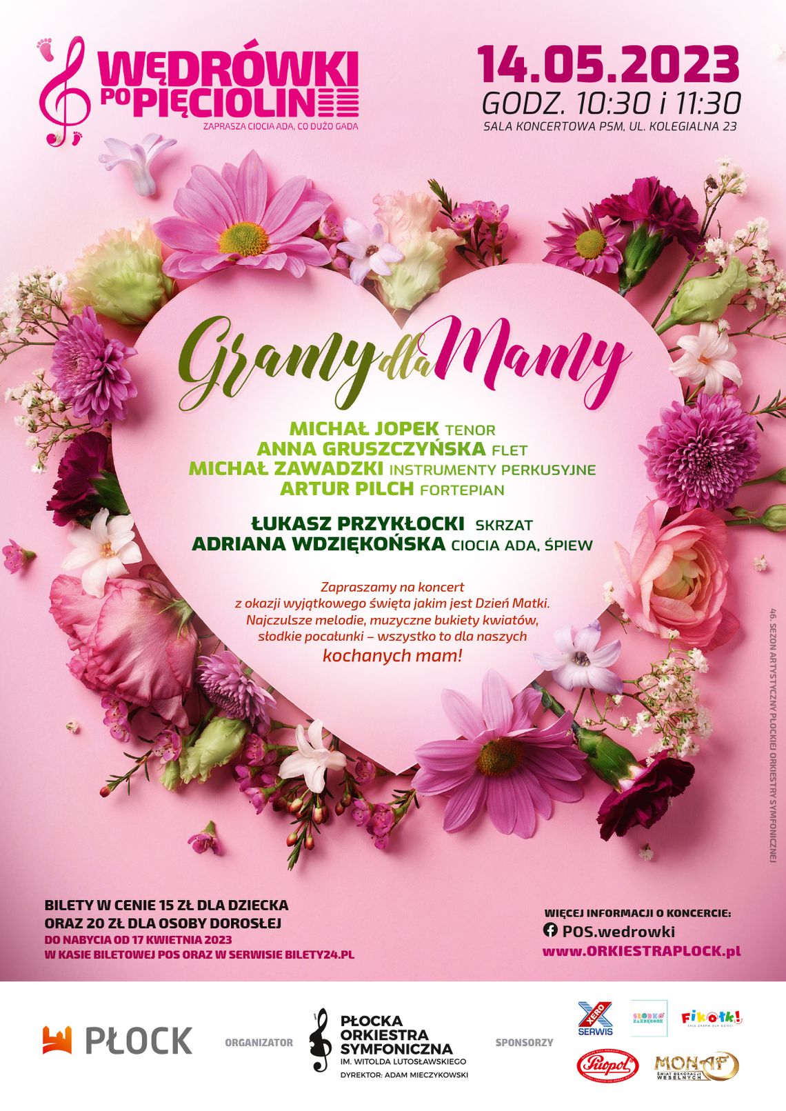 WĘDRÓWKI PO  PIĘCIOLINII - GRAMY DLA MAMY