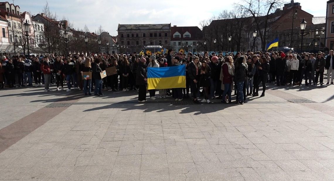 Wiec solidarności z Ukrainą