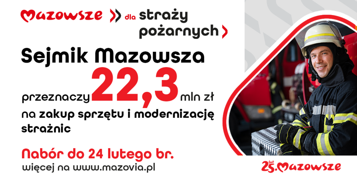 Wielomilionowe wsparcie dla strażaków