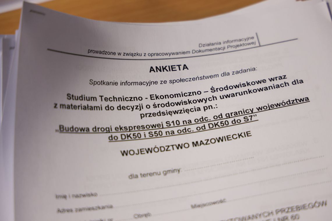 Wydłużony termin konsultacji w sprawie budowy S10 Wydłużony termin konsultacji w sprawie budowy S10