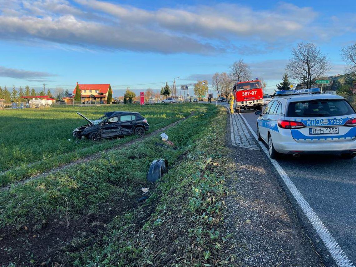 Wypadek w Goślicach