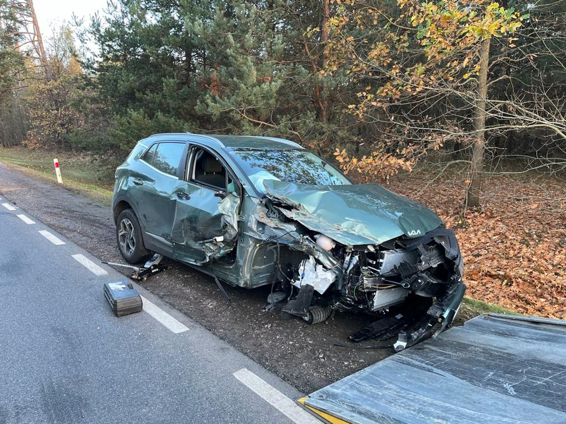 Wypadek w miejscowości Brody Duże