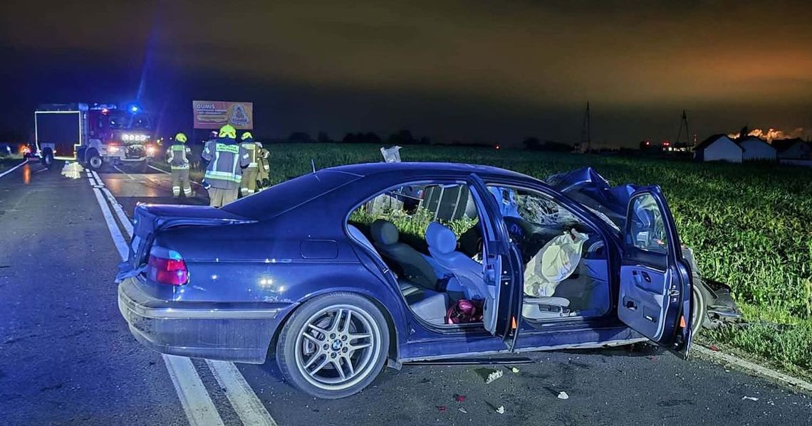 Wypadek w Nowym Boryszewie. Sześć osób w szpitalu