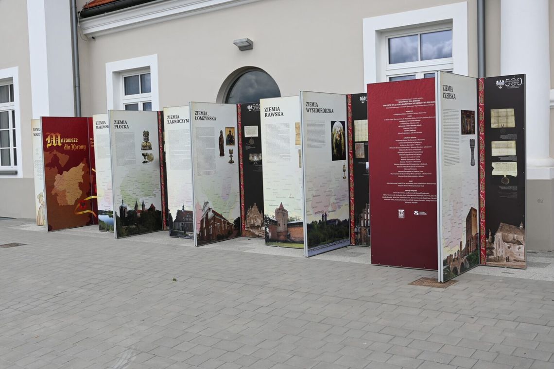 Wystawa „Mazowsze dla Korony” dotarła do Sierpca
