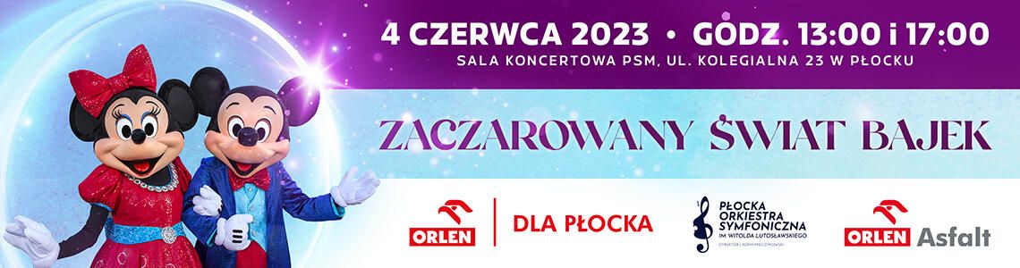 „Zaczarowany świat bajek” dwa koncerty w ramach projektu ORLEN dla Płocka