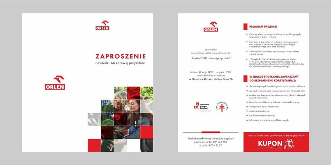 Zaproszenie na spotkanie prozdrowotne - Stara Biała i Bielsk 27 maja 17:00 (sobota)