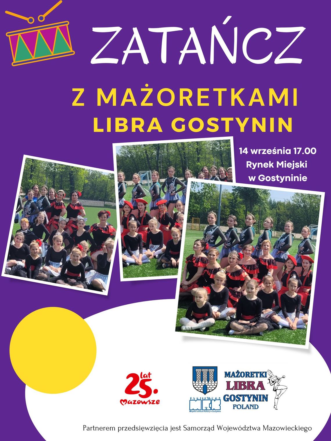 ,,Zatańcz z Mażoretkami Libra Gostynin”