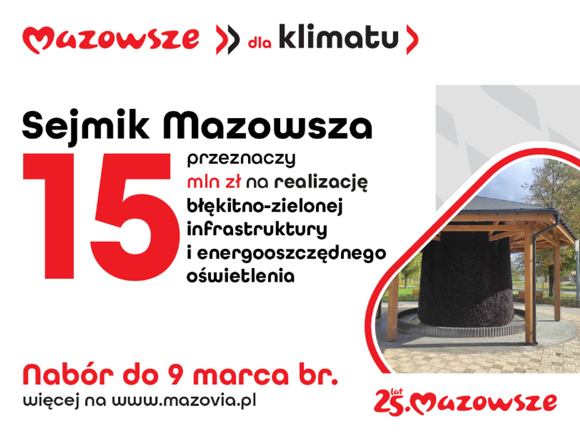 Zielone inwestycje ze wsparciem sejmiku