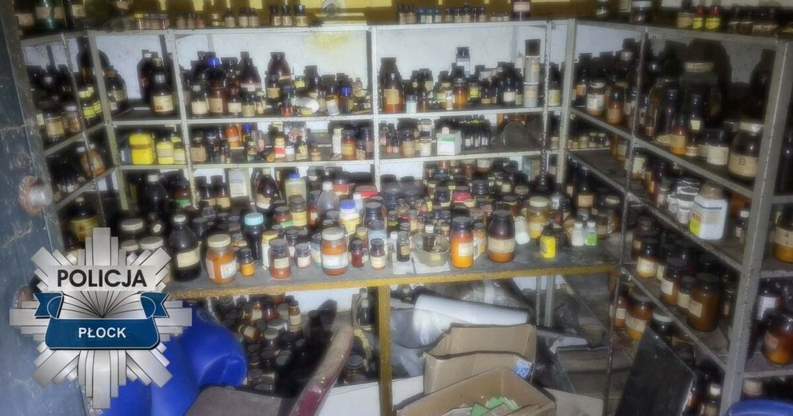 Zmarły chemik zostawił po sobie magazyn