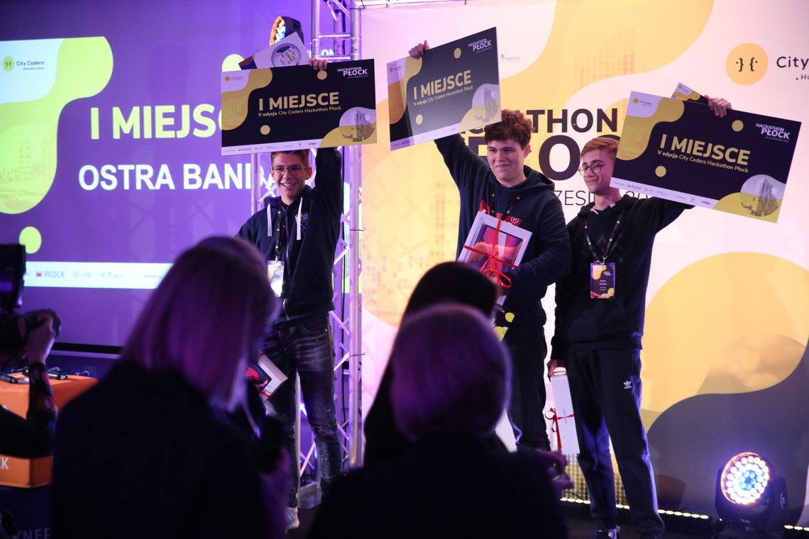 Znamy zwycięzców V edycji Hackathon City Coders Płock 2022